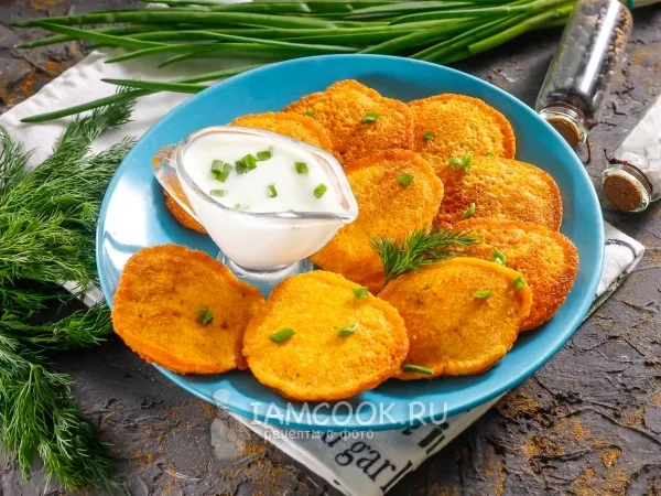 Фото блюда: Оладьи из икры сазана