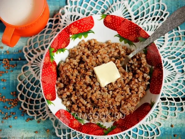 Фото блюда: Гречневая каша на молоке в мультиварке