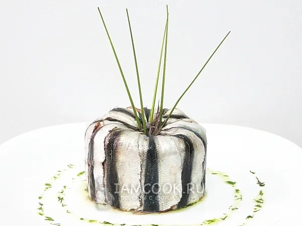 Фото готового блюда: Винегрет с килькой