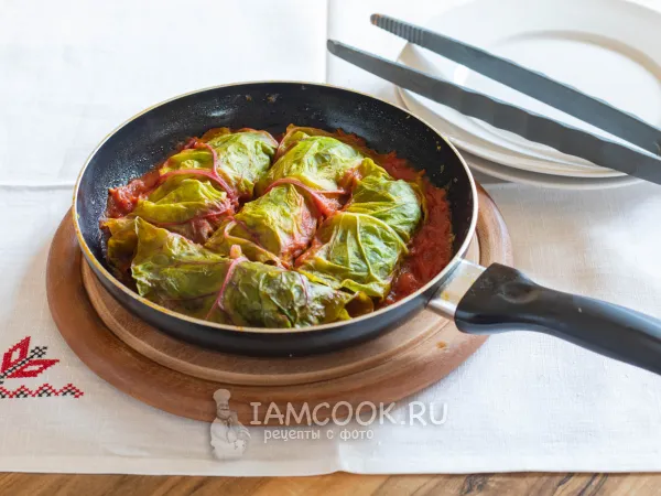 Фото готового блюда: Голубцы из мангольда