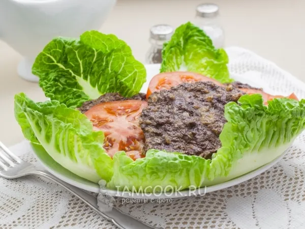 Фото готового блюда: Котлеты печеночные в духовке