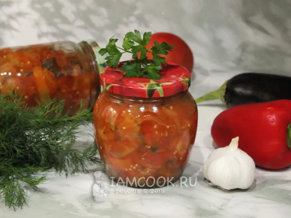 Фото блюда: Салат «Обжорка» на зиму