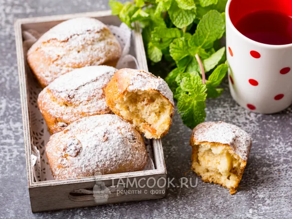 Фото блюда: Кексы на молоке без сливочного масла