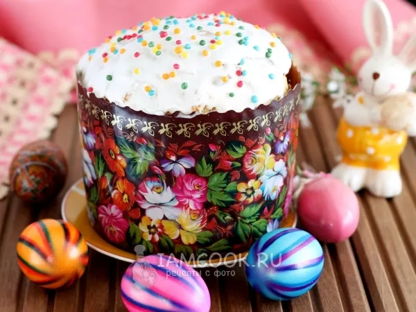 Фото готового блюда: Пасхальный кулич (классический)
