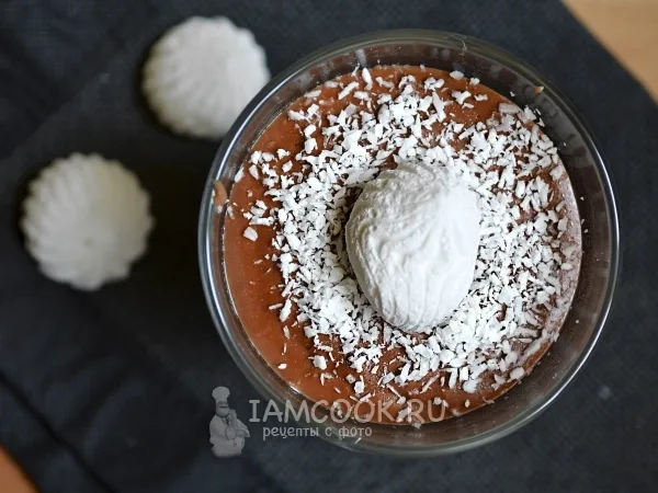 Фото готового блюда: Заварной крем-пудинг без яиц