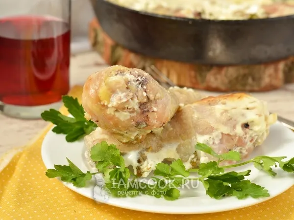 Фото блюда: Курица в сливочном соусе