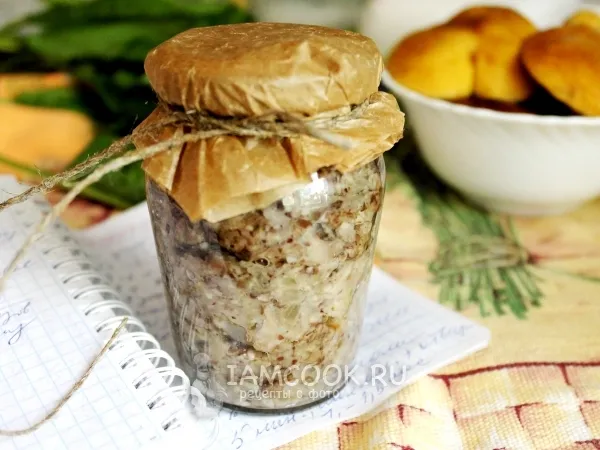 Фото блюда: Грибная икра из маслят