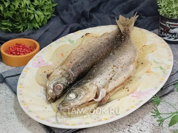 Фото блюда: Омуль, запеченный в духовке