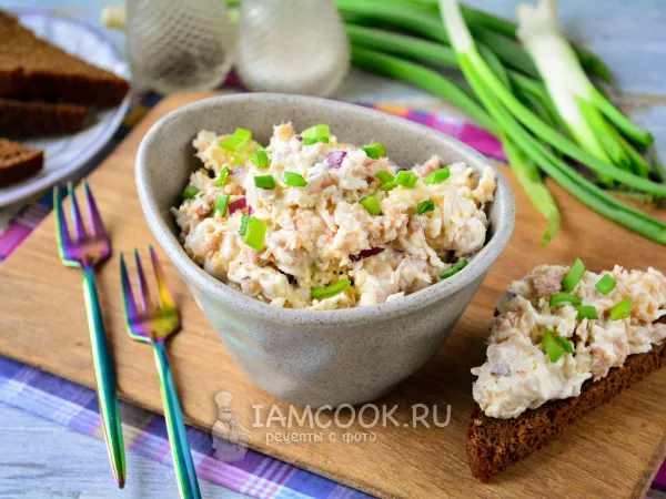 Фото готового блюда: Намазка из консервированного тунца для бутербродов