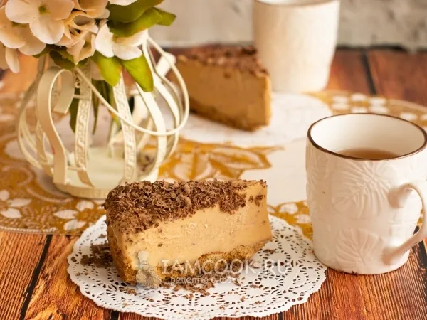 Фото блюда: Банановый холодный чизкейк