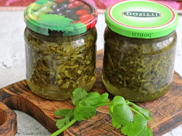 Фото блюда: Щавель на зиму в банках без стерилизации (без соли и уксуса)