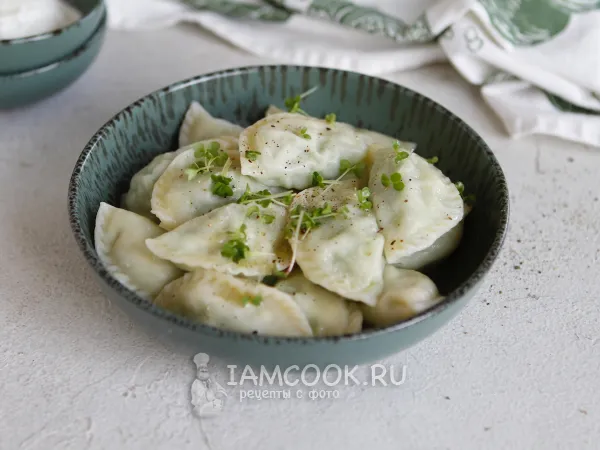 Фото блюда: Вареники с брокколи