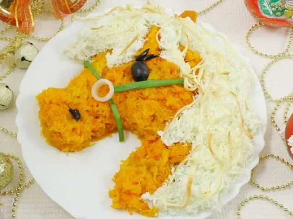 Фото блюда: Салат «Лошадь»