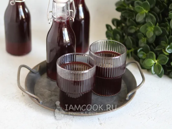 Фото блюда: Компот из жмыха черной смородины