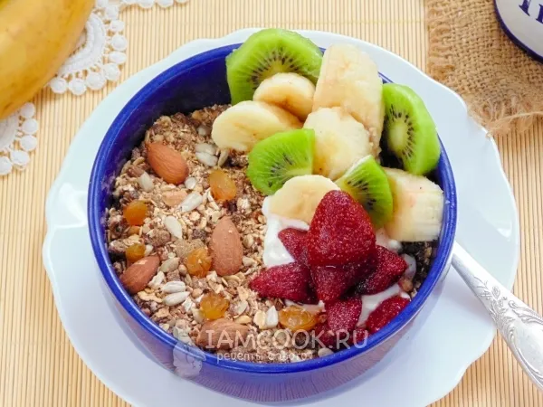 Фото готового блюда: Мультизерновые мюсли без сахара
