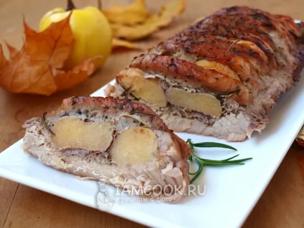 Фото блюда: Свинина запечённая с айвой