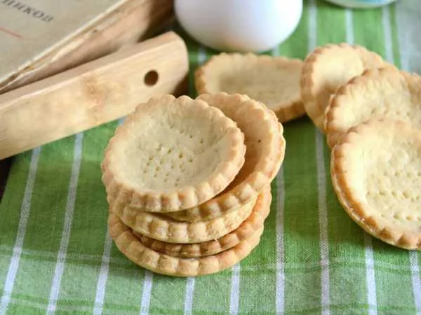 Фото готового блюда: Тесто для тарталеток и закусочных корзиночек