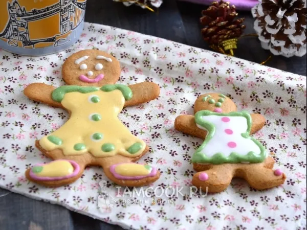 Фото готового блюда: Пряничные человечки