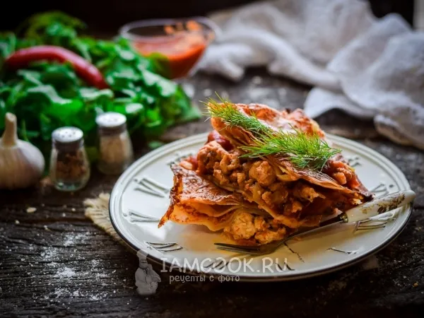 Фото блюда: Диетическая лазанья