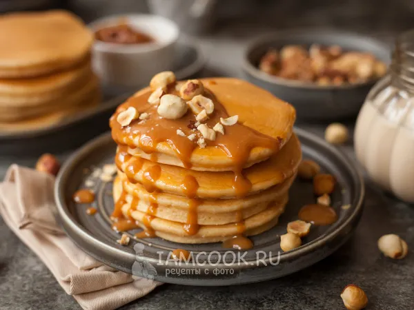 Фото блюда: Панкейки на топленом молоке