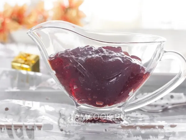 Фото блюда: Желе из красного вина