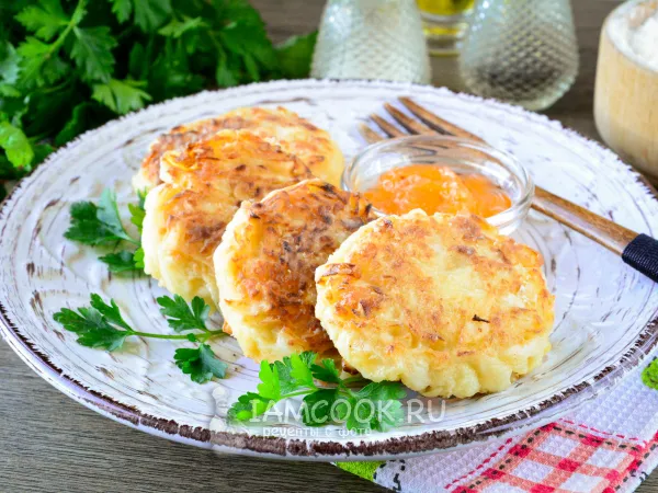 Фото блюда: Капустные котлеты с сыром