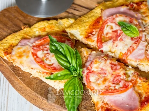 Фото готового блюда: Пицца из цветной капусты (без муки)