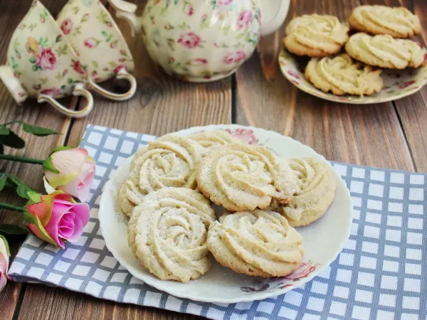 Фото готового блюда: Нежное песочное печенье (рассыпчатое)