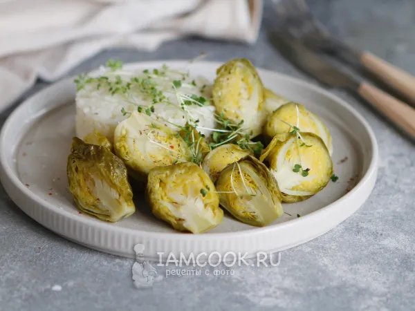 Фото блюда: Брюссельская капуста сувид (су-вид)