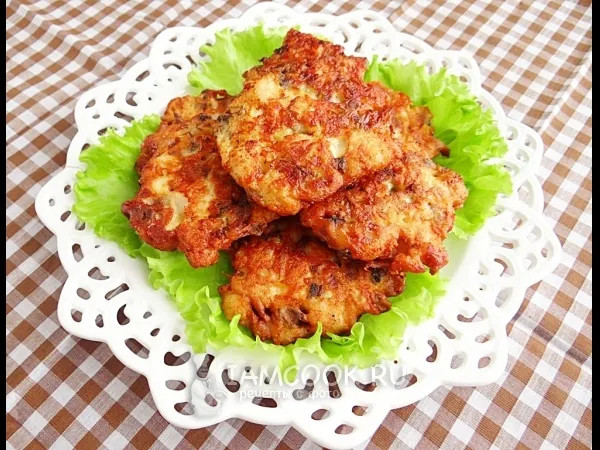 Фото готового блюда: Куриные котлеты с сыром (рубленные)