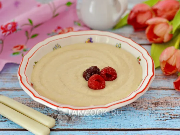 Фото блюда: Манная каша на топленом молоке