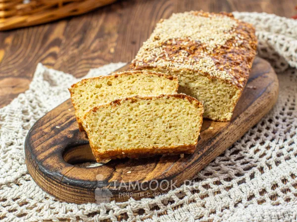 Фото готового блюда: Хлеб из овсянки и творога