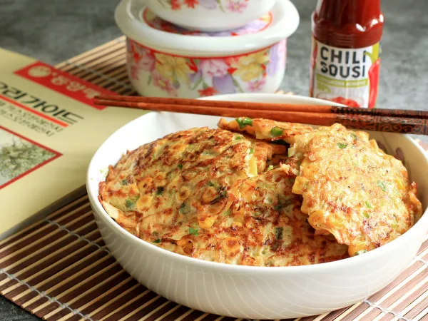 Фото блюда: Корейские овощные оладьи