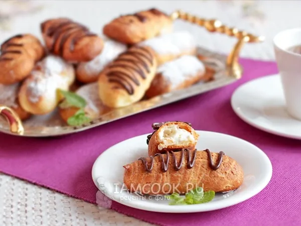 Фото блюда: Творожный крем для эклеров