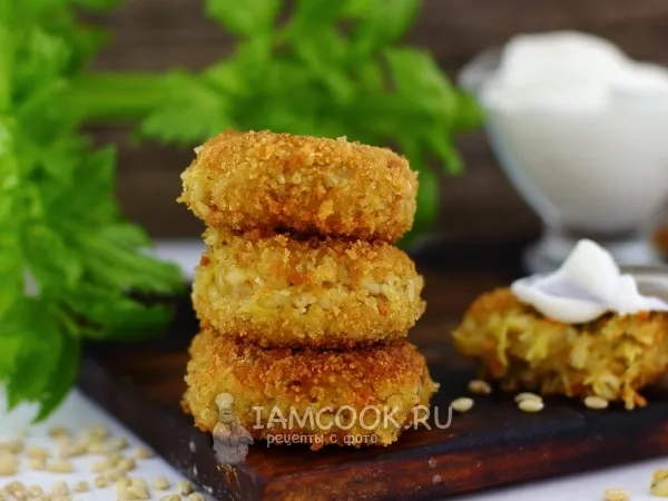 Фото блюда: Котлеты из перловки