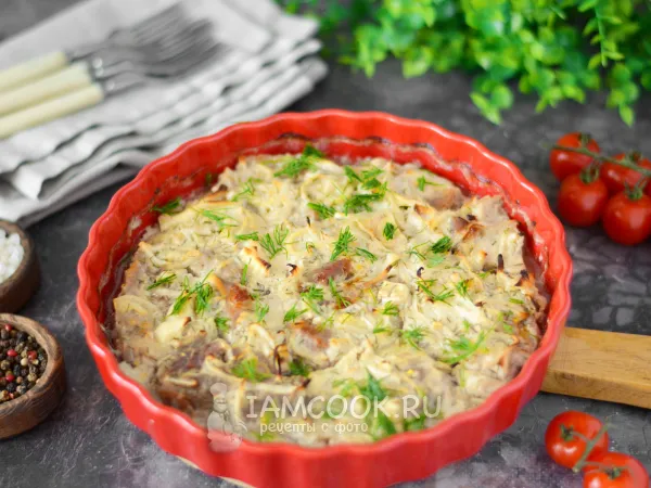 Фото блюда: Свинина в кефире в духовке