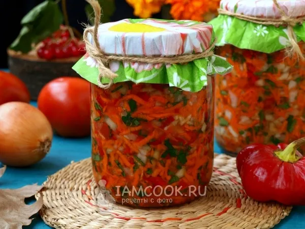 Фото блюда: Заправка для супа на зиму без варки