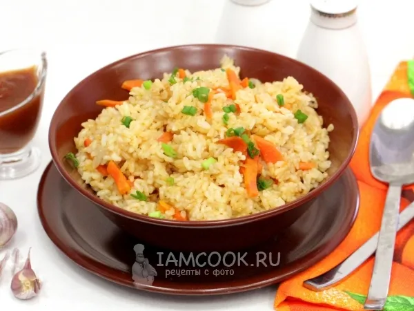 Фото готового блюда: Рис на гарнир в мультиварке