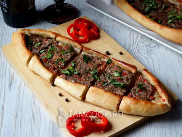 Фото блюда: Пиде с говядиной