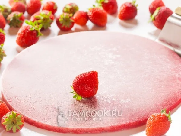 Фото блюда: Клубничное компоте (кули) для торта