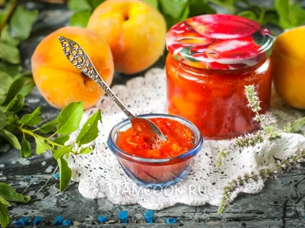 Фото блюда: Конфитюр из персиков