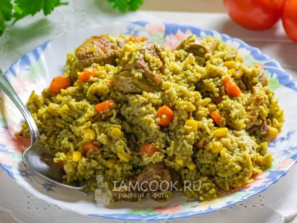 Фото блюда: Плов в утятнице в духовке