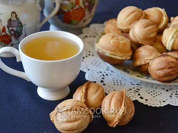 Фото готового блюда: Печенье в форме на газу