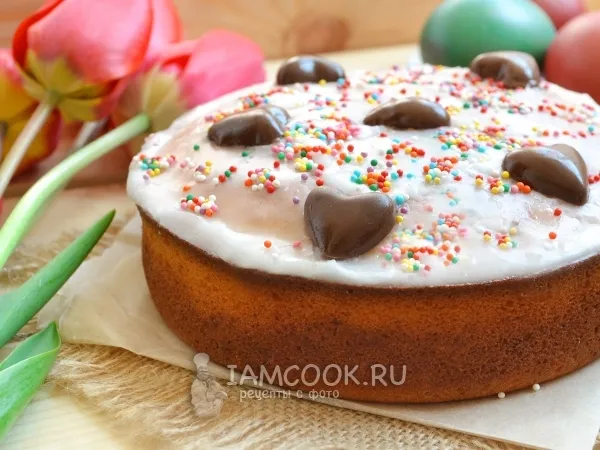 Фото блюда: Пасхальный бисквит
