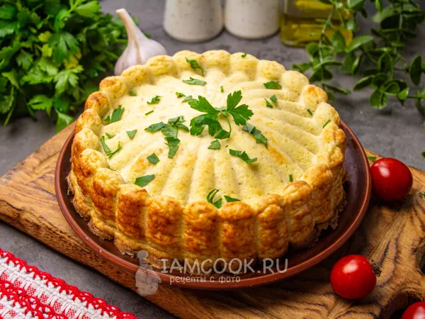 Фото блюда: Суфле из курицы и кабачков