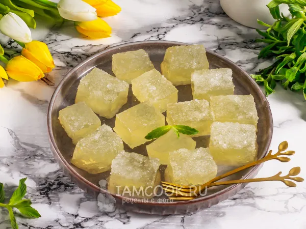 Фото блюда: Мармелад из компота и желатина