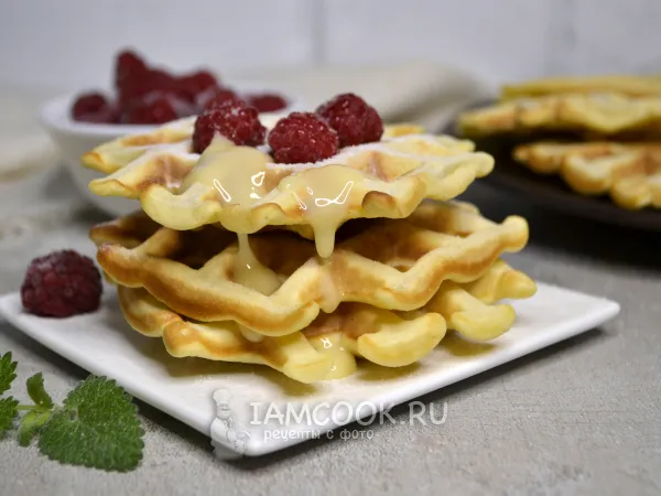 Фото готового блюда: Норвежские вафли