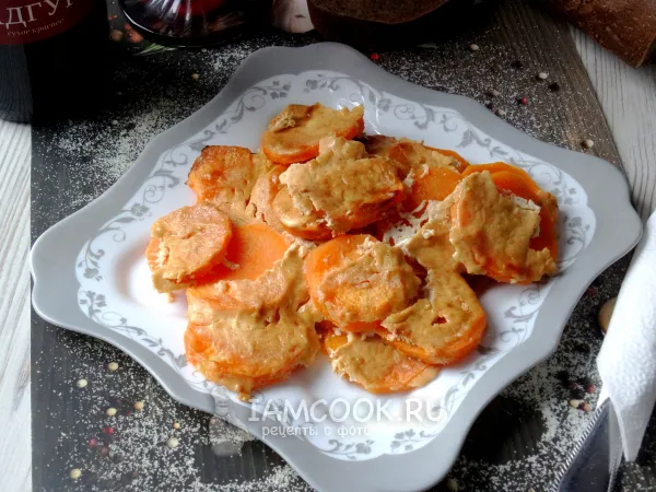 Фото блюда: Батат в сметане в духовке