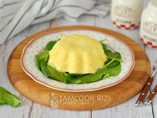 Фото блюда: Диетический омлет без молока на пару