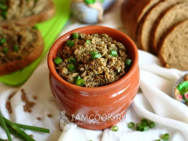 Фото блюда: Паштет из куриной печени и чечевицы